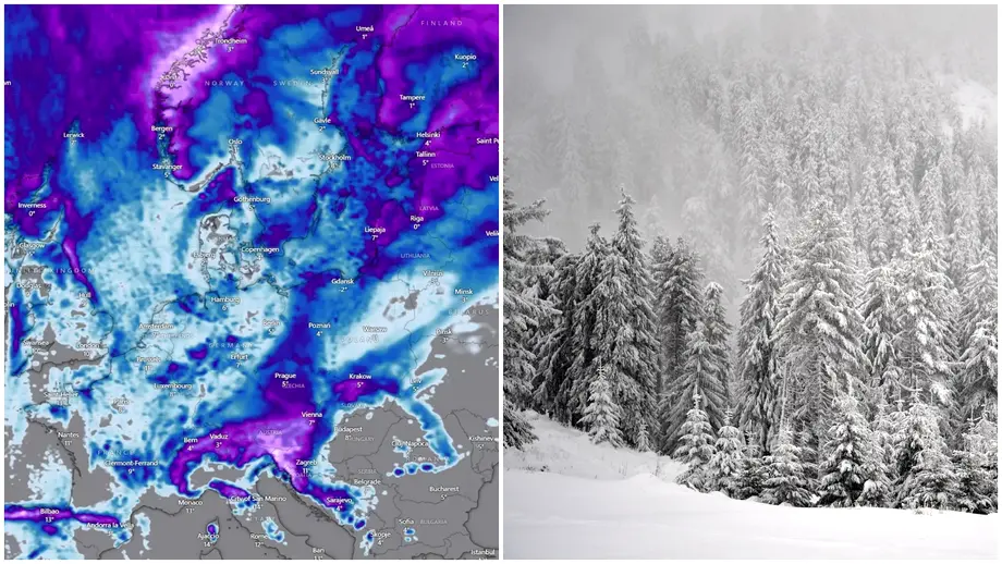 Meteorologii ANM anunta o schimbare radicala a vremii in Romania racire ploi si ninsori in toate zonele