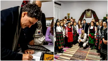 Video Satul din Romania unde sia petrecut noaptea de Craciun Nicusor Dan Foaie verde de trifoi  Presedintelei la noi